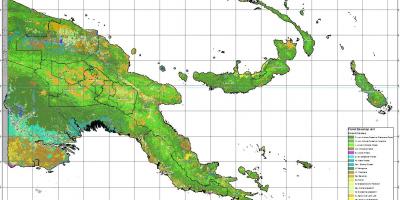 Karta Papua Nova Gvineja klima