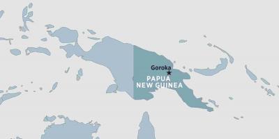 Karta горока Papua Nova Gvineja